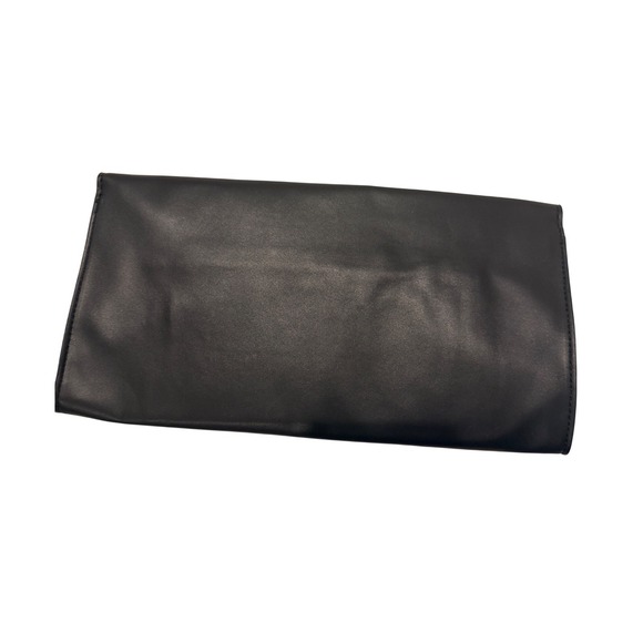 BCBG Paris Black Studded Envelope Clutch Evening Bag
